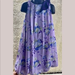 B-Tween Lilac floral Bubble dress, size 6/6x,